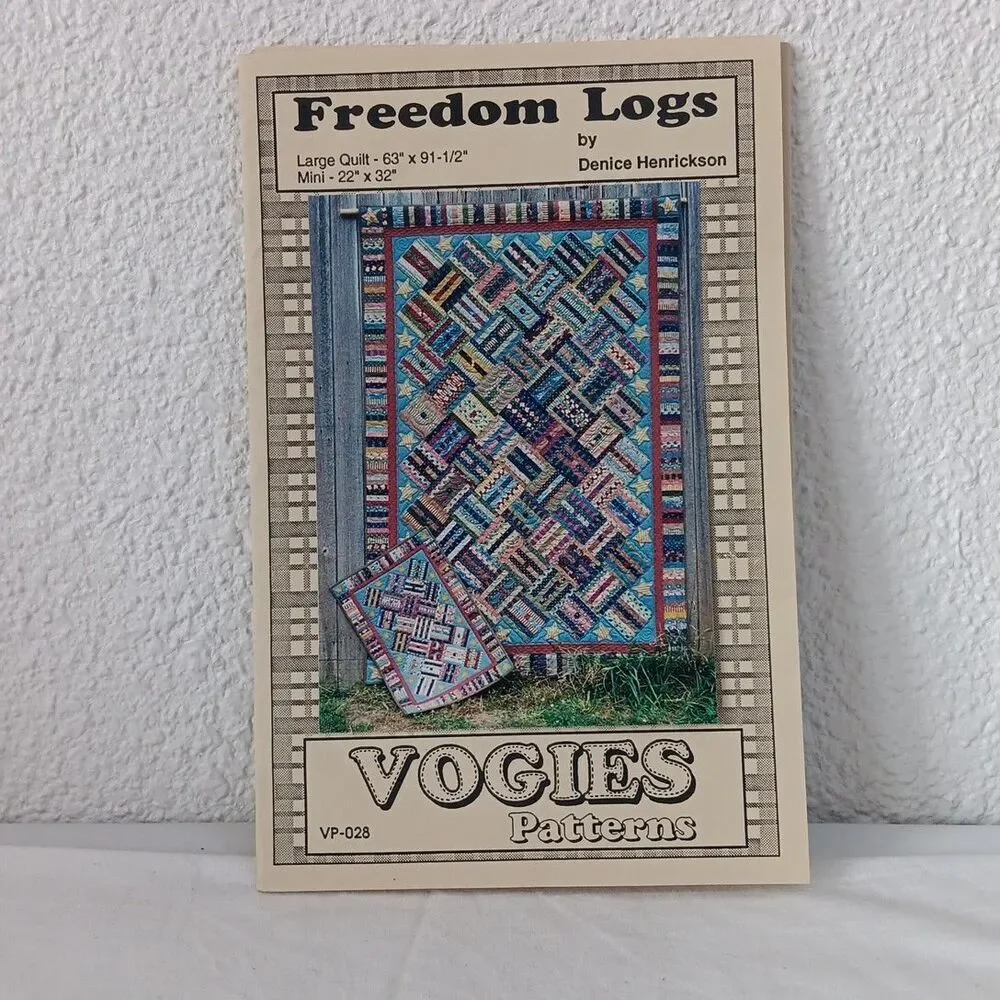 Thimbleberries & Vogies Quilt Patterns Up North Freedom Logs Northern Lights Lot